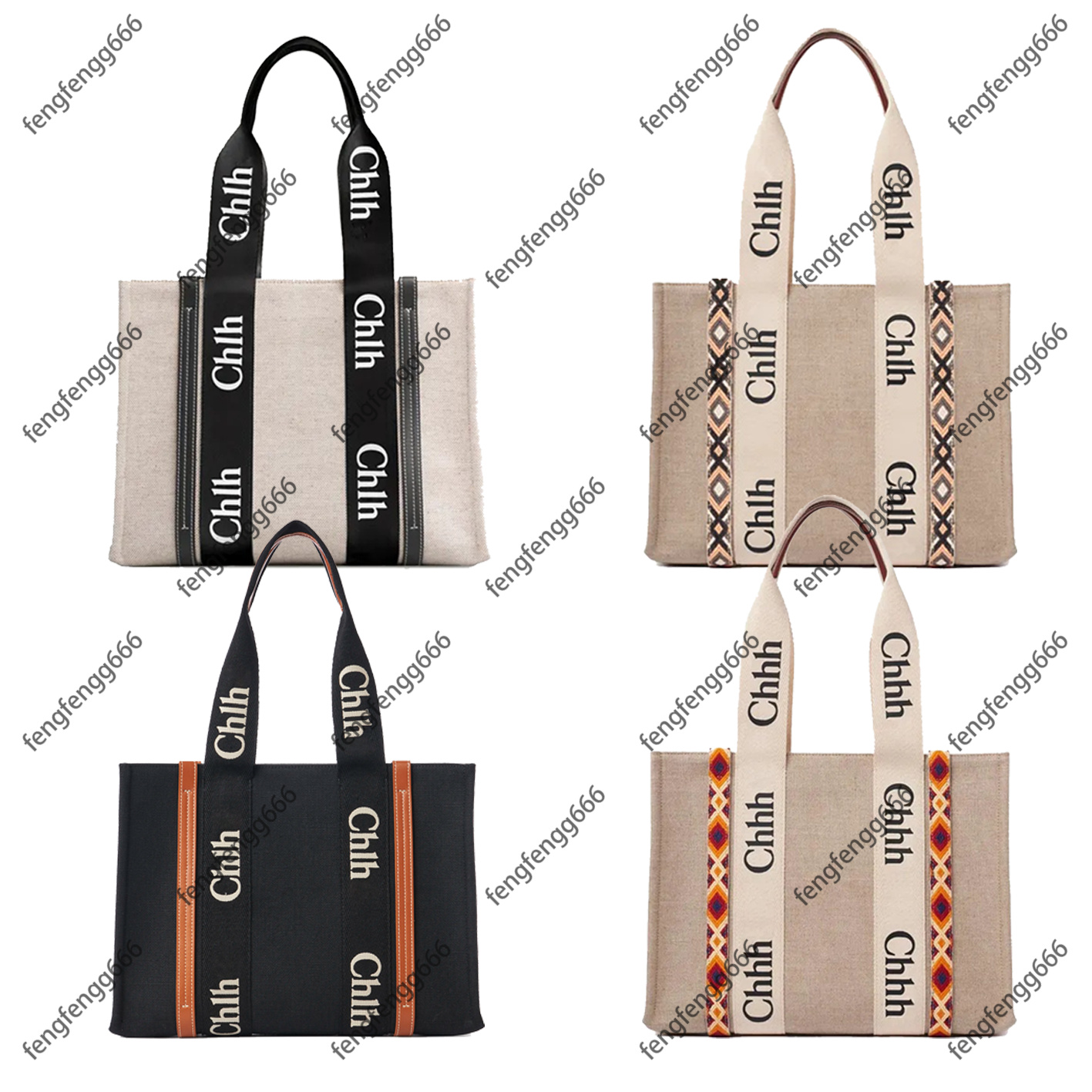 10a quality WOODY Tote Beach bag Man womens Canvas linen Shoulder bag top handle 3sizes shopper weekend travel designer bag Luxury handbag Clutch Crossbody shop bags