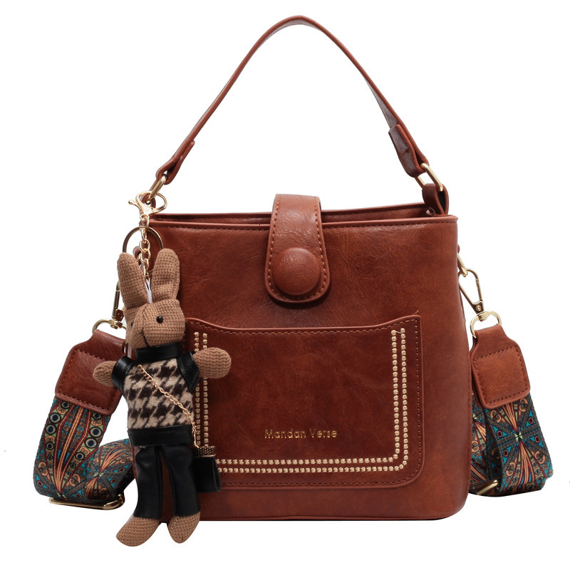 2025 New Korean Women s High End Handbag Fashion Shoulder Designer Women s Bag Multi Functional Wallet Storage Bag Handheld Bucket Bag