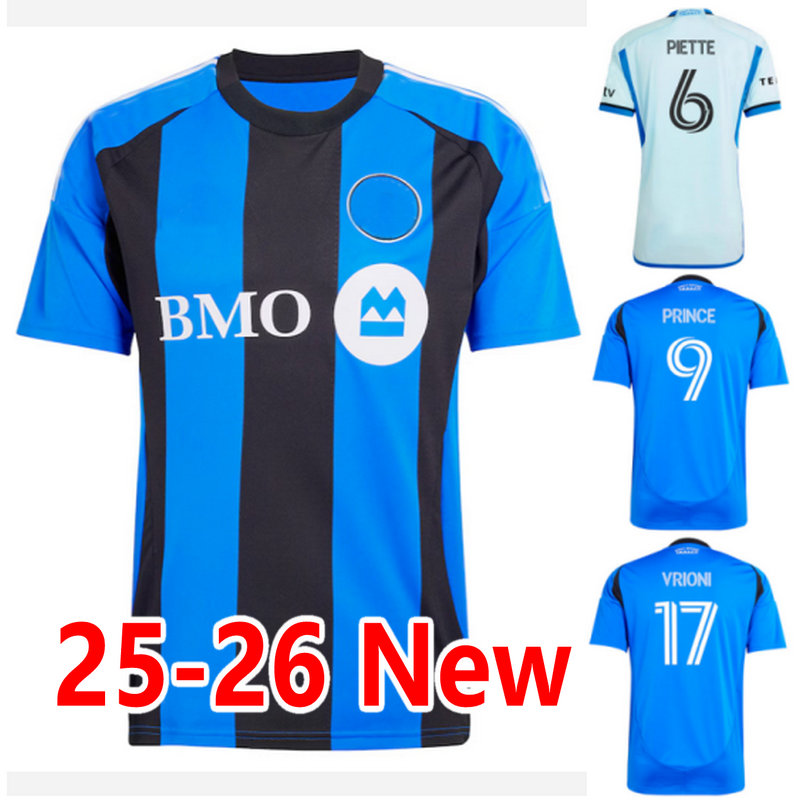 2025 2026 Montreal Impact SOCCER JERSEYS 25 26 home away DUKE PIETTE VRIONI football shirt OPOKU SUNUSI CLARK IANKOV WATERMAN maillots men kids uniforms