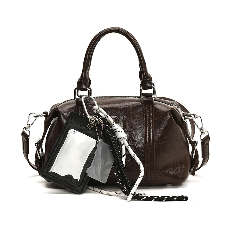 Small And Stylish Handbag High quality Female Fashion Designer 2025 Spring And Summer New Simple Casual Bowling Bag Shoulder Bag Popular Niche Crossbo