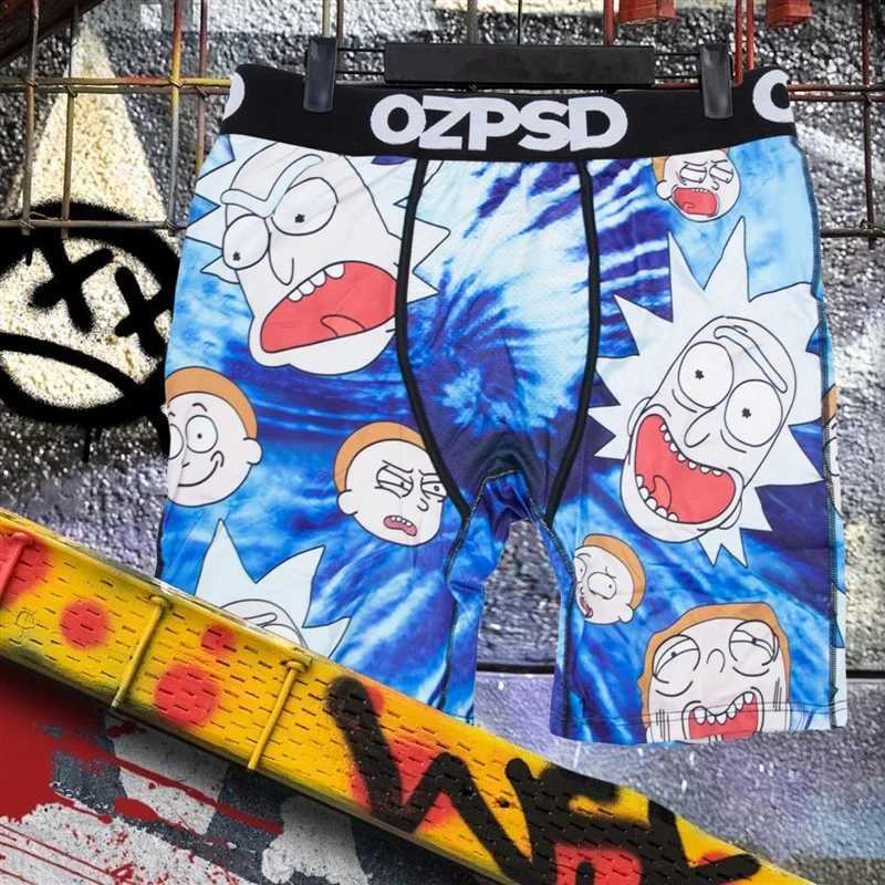 Men's Shorts OZPSD Sexy Mens Underwear Boxing Cueca Mens Underwear Mens Underwear Boxing Shorts Plus Size Breathable Printed Mens Boxing Underwea