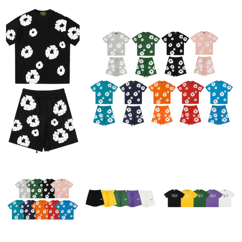 Mens Tracksuits Synworld Y2K Suit Tracksuit Hip Hop Letter Print Short Sleeves T Shirt Shorts Pants Two Piece Set Drop Deliv Otadr Trend Suits Men swimsuit Tees Pants