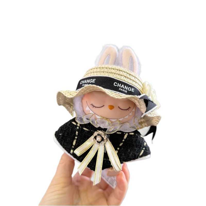 Doll Apparel Only clothes The first and second generations of La Bu dolls are wearing cloaks for noblewomen blind boxes straw hats camisoles and trend