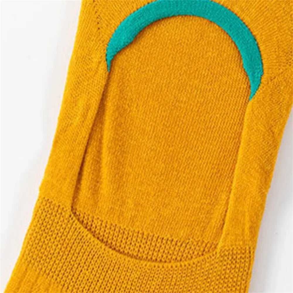 10 Pairs Men Cotton Boat Socks Summer Silicone Non Slip Invisible Thin Socks Sweat-absorbing Male Ankle Sock Slippers MeiasT250307