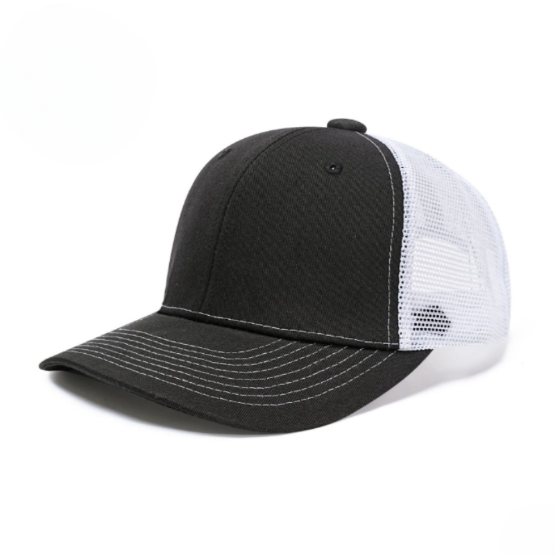 Factory Custom 3D Embroidered Logo 100% Cotton 6-panel Baseball Hat Solid Color Snapback Sport Cap for Unisex #4137