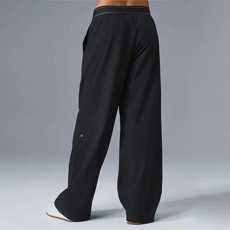 Loose Casual Outdoor Comfortable Suit Up Trouser Sports High Waisted Straight Leg Wide Pants Women's
