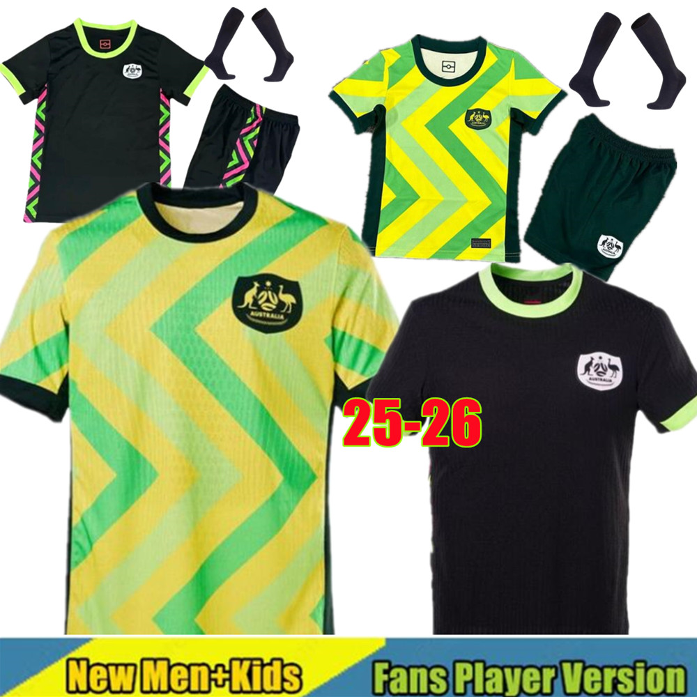 4XL 25 26 National Australia Team Soccer Jersey Cooney-Cross Micah Carpenter Raso Hunt Wheeler Chidiac Gorry Vine BOYLE LECKIE 2025 2026 football shirt man kids kit