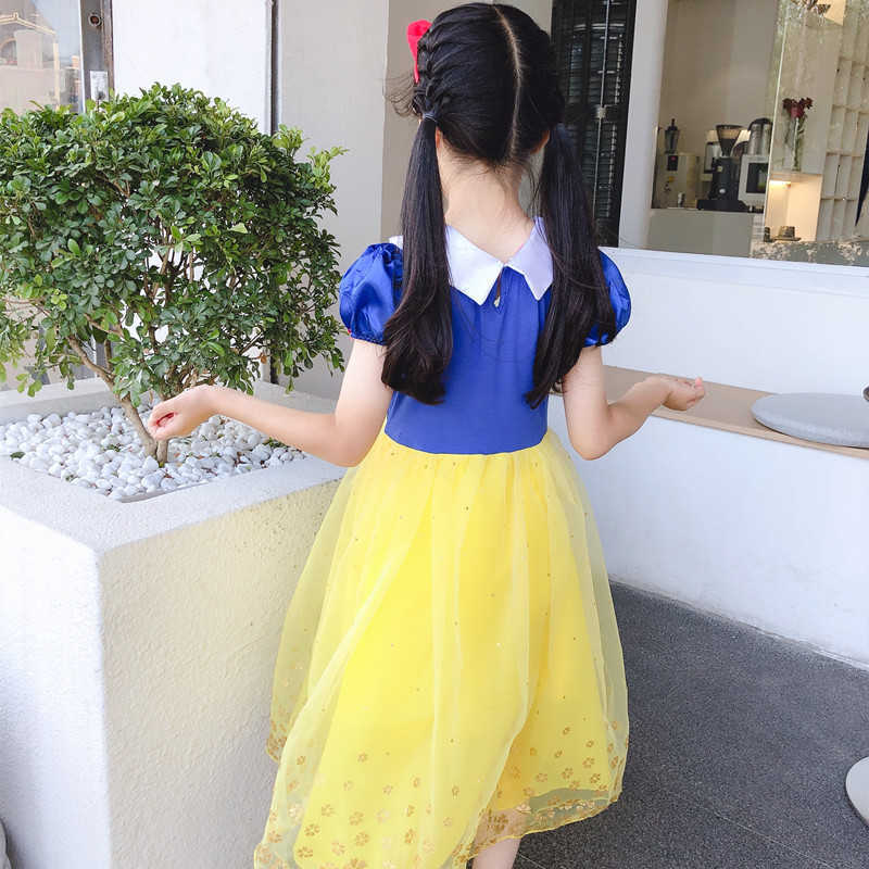 Girl's Dresses 2022 Halloween girls princess dress red fluffy dress childrens dress new childrens clothing Y250307AYWN