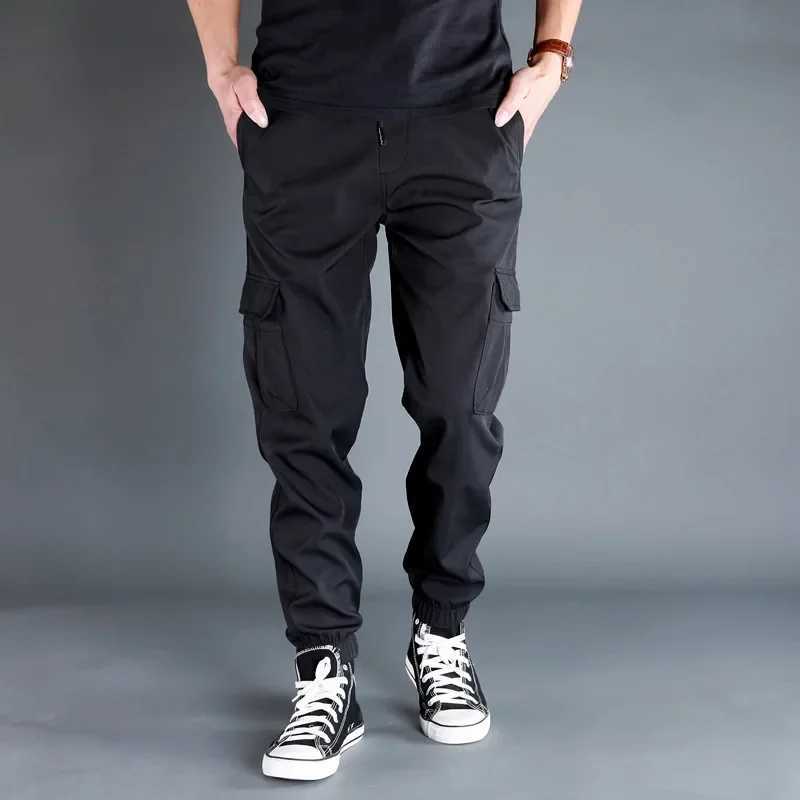 Spring Autumn Stretch Causal Pants Men Military SoftShell Waterproof Outdoor Hiking Cargo Pants Tactical Trousers 6XLT250308