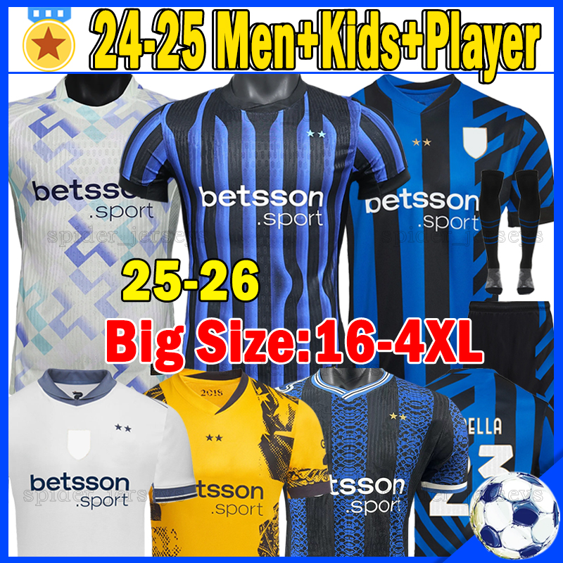 XXXL 4XL 24 25 26 LAUTARO DUMFRIES Soccer Jerseys Inter 2024 2025 2026 BASTONI DE VRIJ THURAM BARELLA MILANES Football Shirts DIMARCO DARMIAN FRATTESI Men Kids Kits