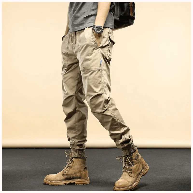 Cargo Pants Trousers for Men Gym Mens Clothing Baggy Pants Man Big Size Mens Designer Clothes Sweatpants Sport Y2k JoggersT250310