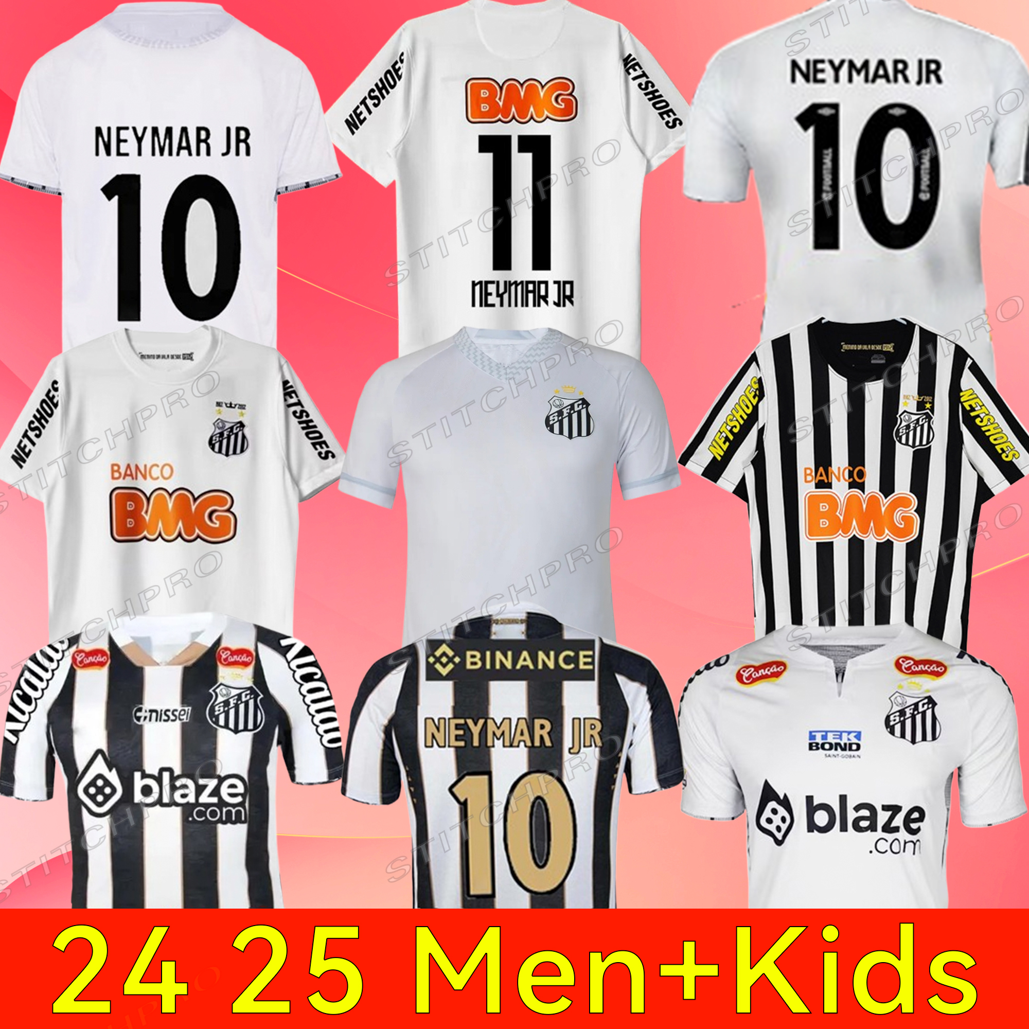 NEYMAR JR 2012 2013 santos retro soccer jerseys 2025 GUILHERME SOARES THACIANO LEO GODOY VERON W.BIGODE FURCH ROLLHEISER BARREAL 25/26 football shirt men kids kits
