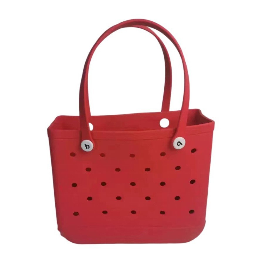 In stock Hole Shoulder eva NEW hot Beach Bag Storage Soft waterproof wear-resistant swimming beach bag