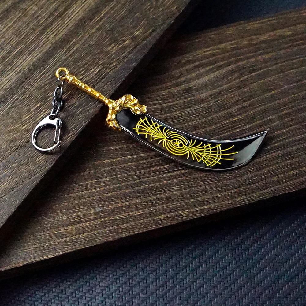 Radahn Keychain Starscourge Greatsword Key Chain Keyring Keychains for Men Game Accessories Key Ring Pendant llaveros 250318