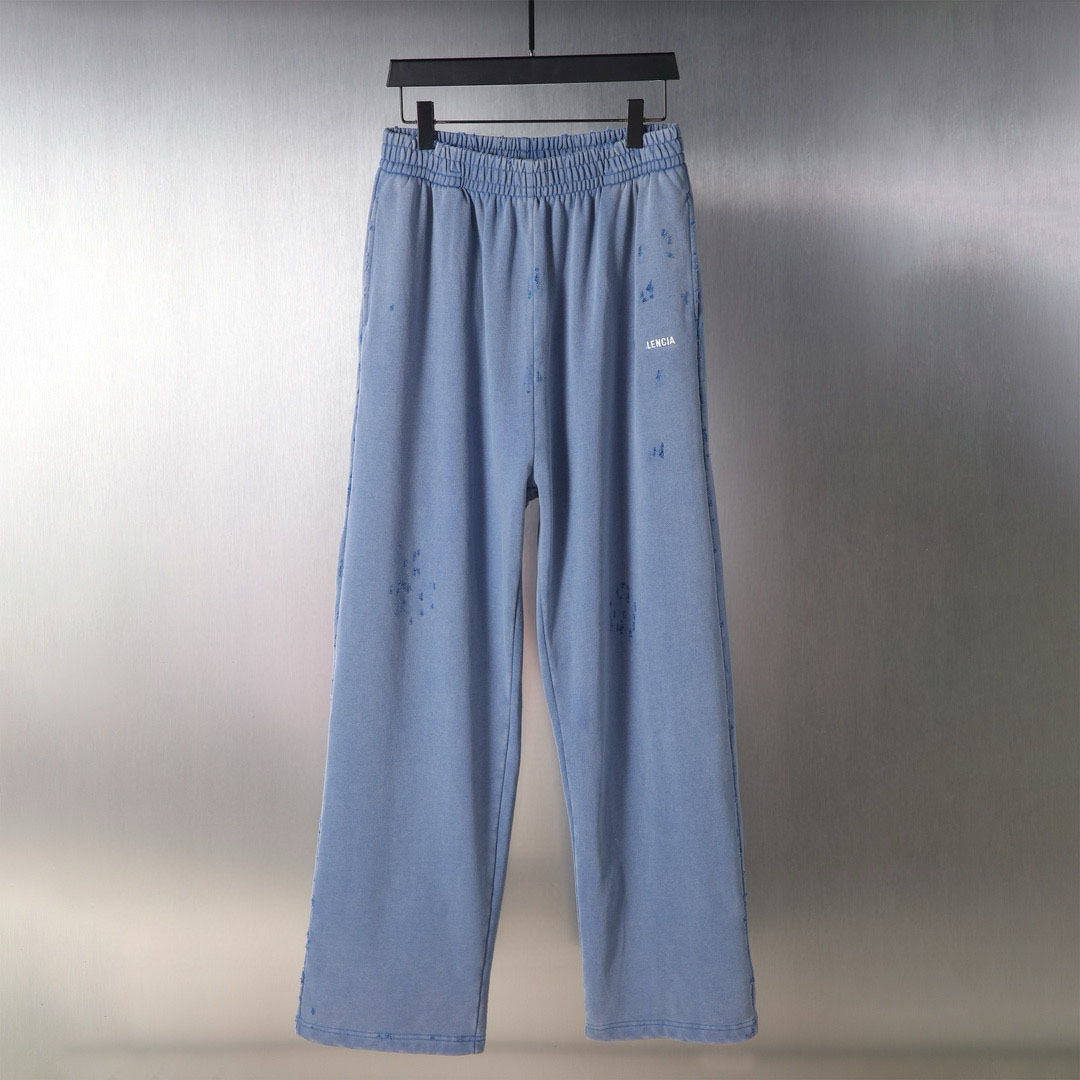 Men's Plus Size Pants Round neck embroidered and printed polar style summer wear with street pure cotton 2r33t