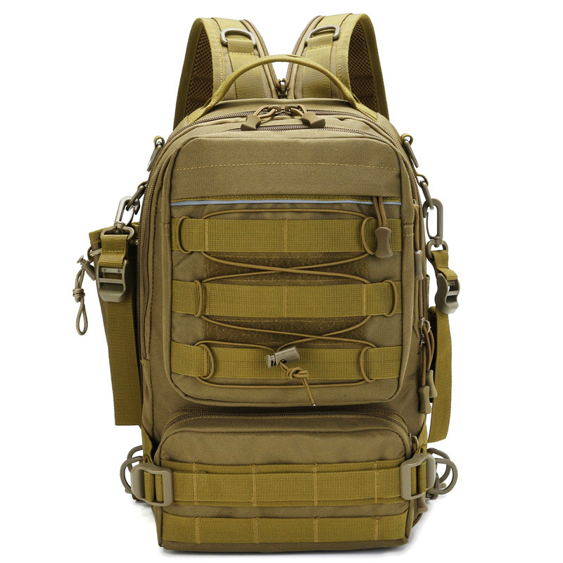 2025--New Crossbody Single Shoulder Multi Functional Waist Outdoor Travel Sports Large Capacity Chest Men's Pole Bag