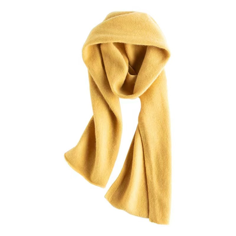 K079 2025 autumn new Korean hollow tassel ladies multifunctional scarf outdoor warm full cashmere knitted neck scarf