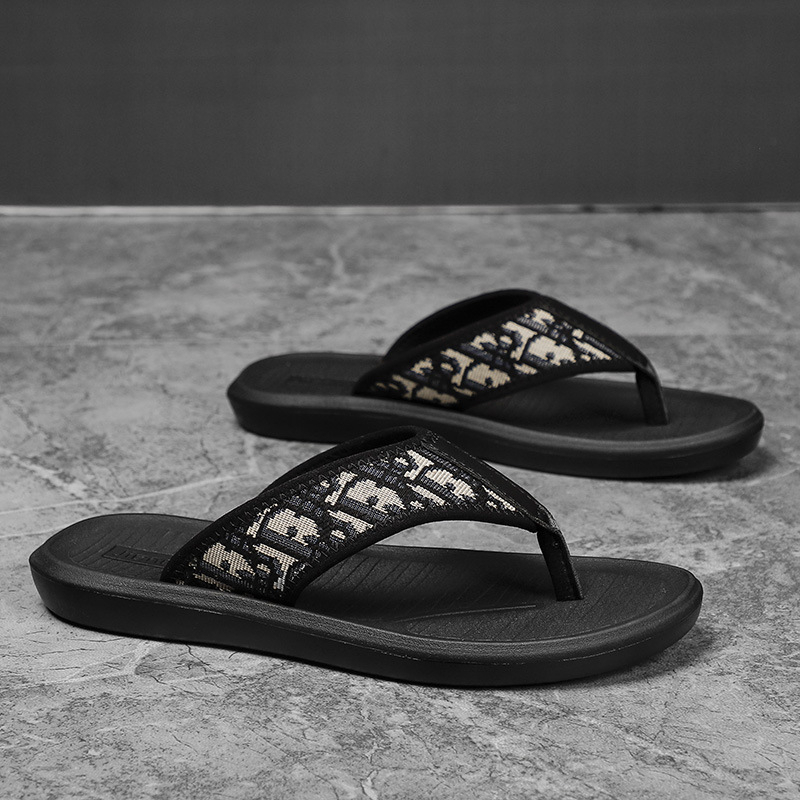 free shipping designer Sandals for man breathable and fashionable Flip ps casual black slippers