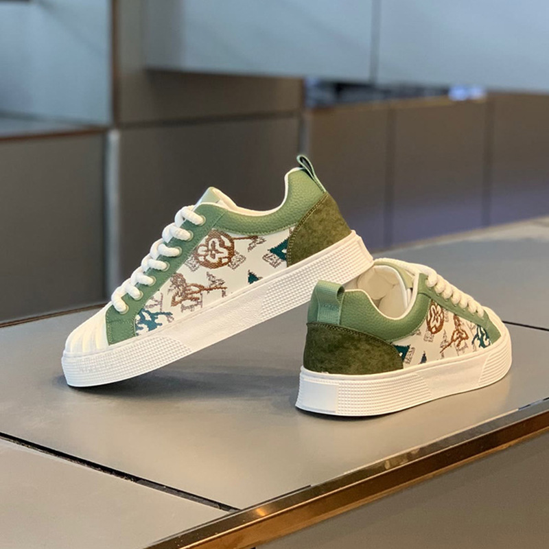 2025 Trendy Men's Shell-Toe White Skate Shoes Chunky Sole Cushioned Comfort Streetwear Retro Style
