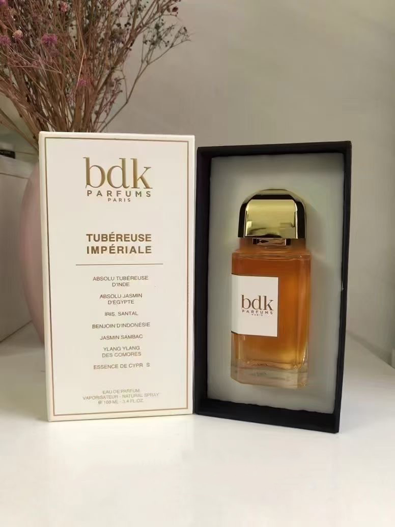 BDK Parfum Tabac Rose Rouge Smoking Veet Tonka Tubereuse Imperial Perfume 100Ml Fragrance 3.4Oz Long Lasting Smell EDP P Man Women Cologne Spray Incen