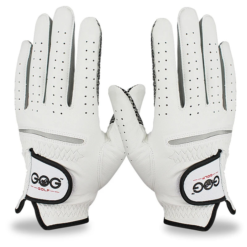 8pcs Golf gloves Genuine Sheepskin leather Men Non-slip Sports gloves left right For Golfer Mens Golf Glove Soft Breathable 250306