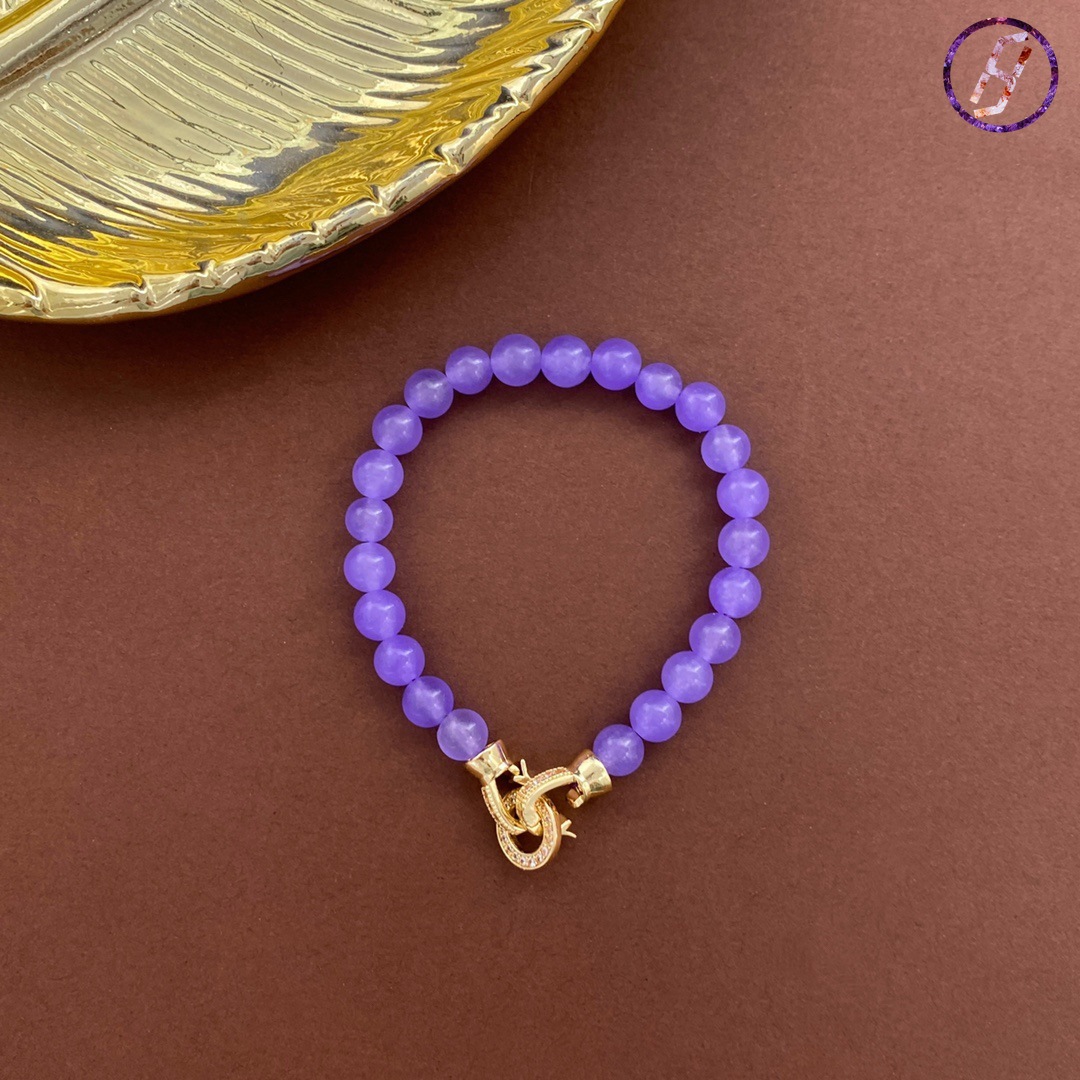 Hot Sale, Stylish and Versatile 50cm 12mm Natural Amethyst Round Bead Necklace, Sweater Chain and Bracelet Mysterious Eastern Energy Vibrational/Reson