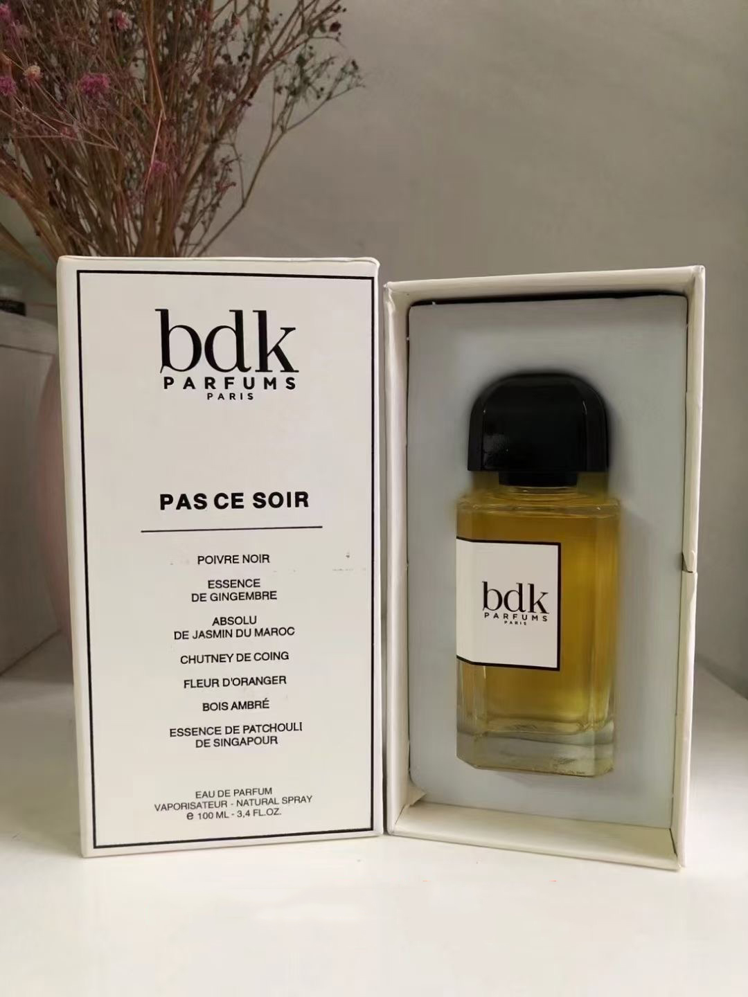 BDK Parfum Tabac Rose Rouge Smoking Veet Tonka Tubereuse Imperial Perfume 100Ml Fragrance 3.4Oz Long Lasting Smell EDP P Man Women Cologne Spray Incen
