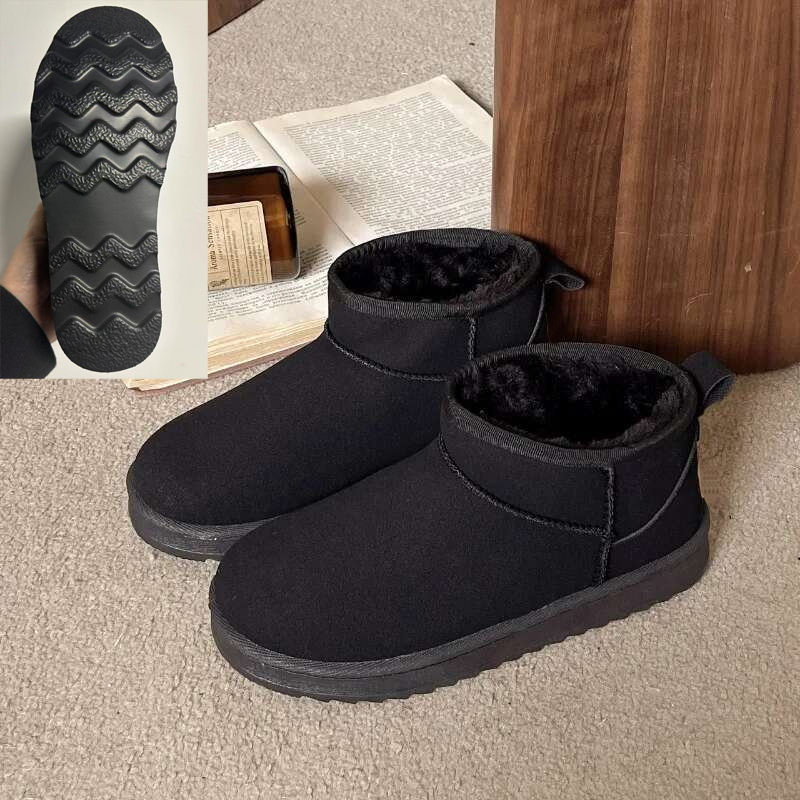 2024 New Women Winter snow Boot Designer Australian Platform For Leather Warm Ankle Fur Booties Boots kid shoes with Anti-slip soft sole