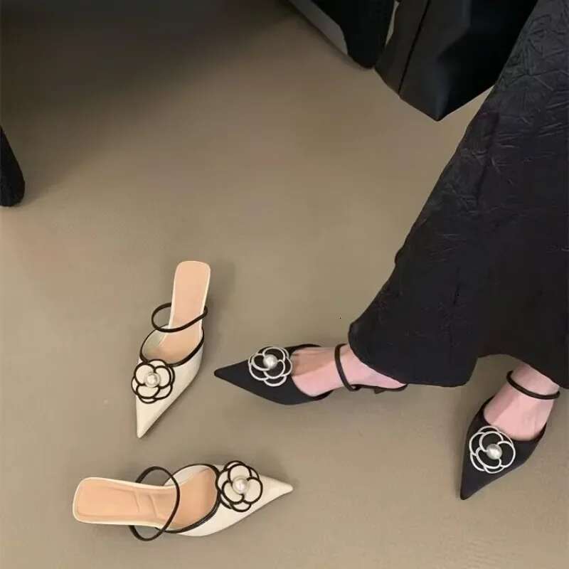 Summer 2025 Women Designer Sandals S Pointed High Free Shipping Heels Cool Drag Elegant Fashion New Shallow Sandals Women S Sandals