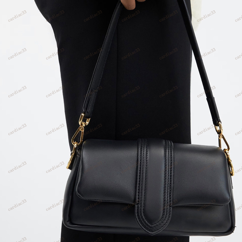 Soft Flap Designer Shoulder Tote Fashion Le Bambimou Lady Handbag Crossbody Travel Armpit Bag Leather Envelope Clutch Bags