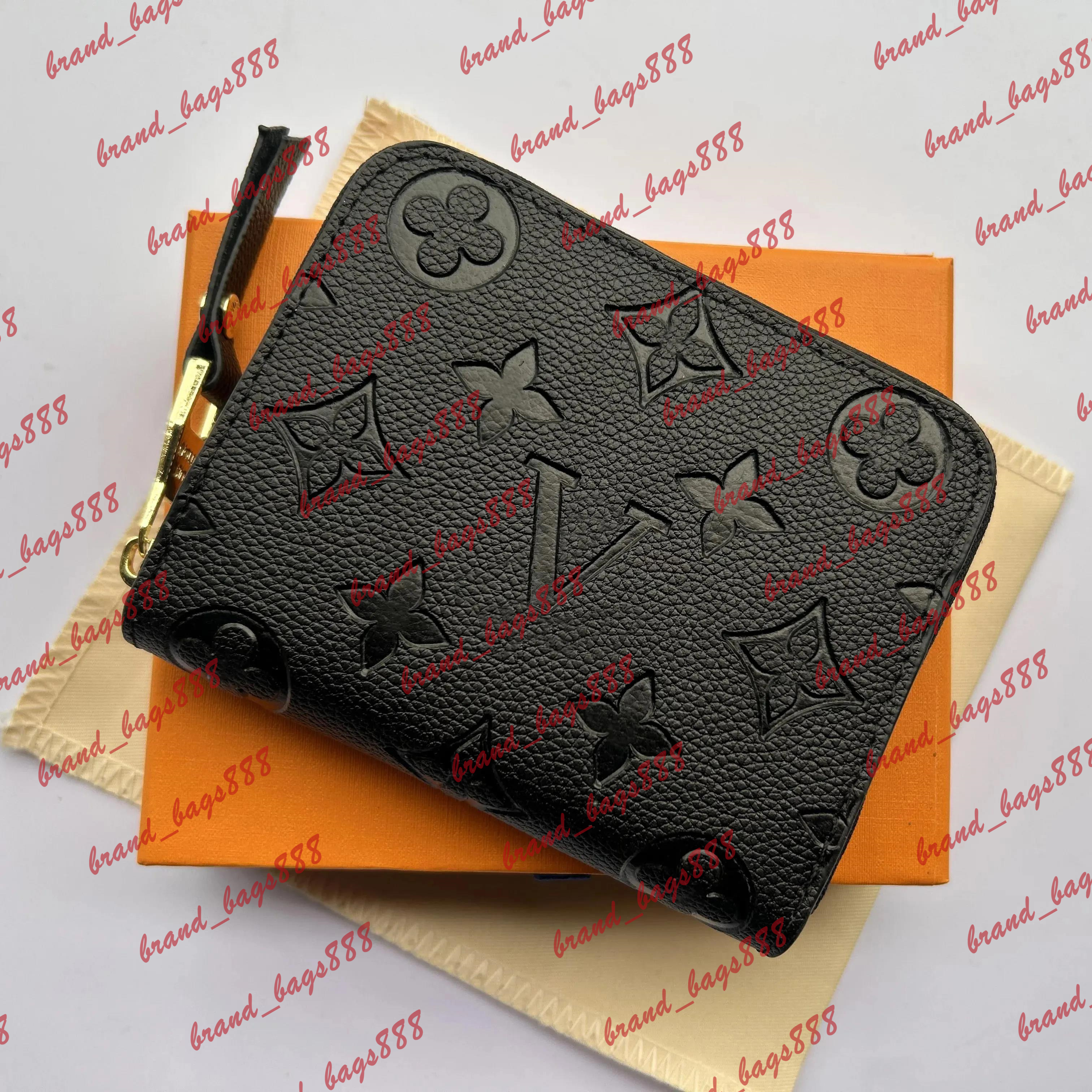 2025 Designer Wallets high quality Purses Holders card holder fashion handbag Men ZIPPY COIN PURSE MY WORLD TOUR Leather Women MINI Key Pocket Zipper wallet box