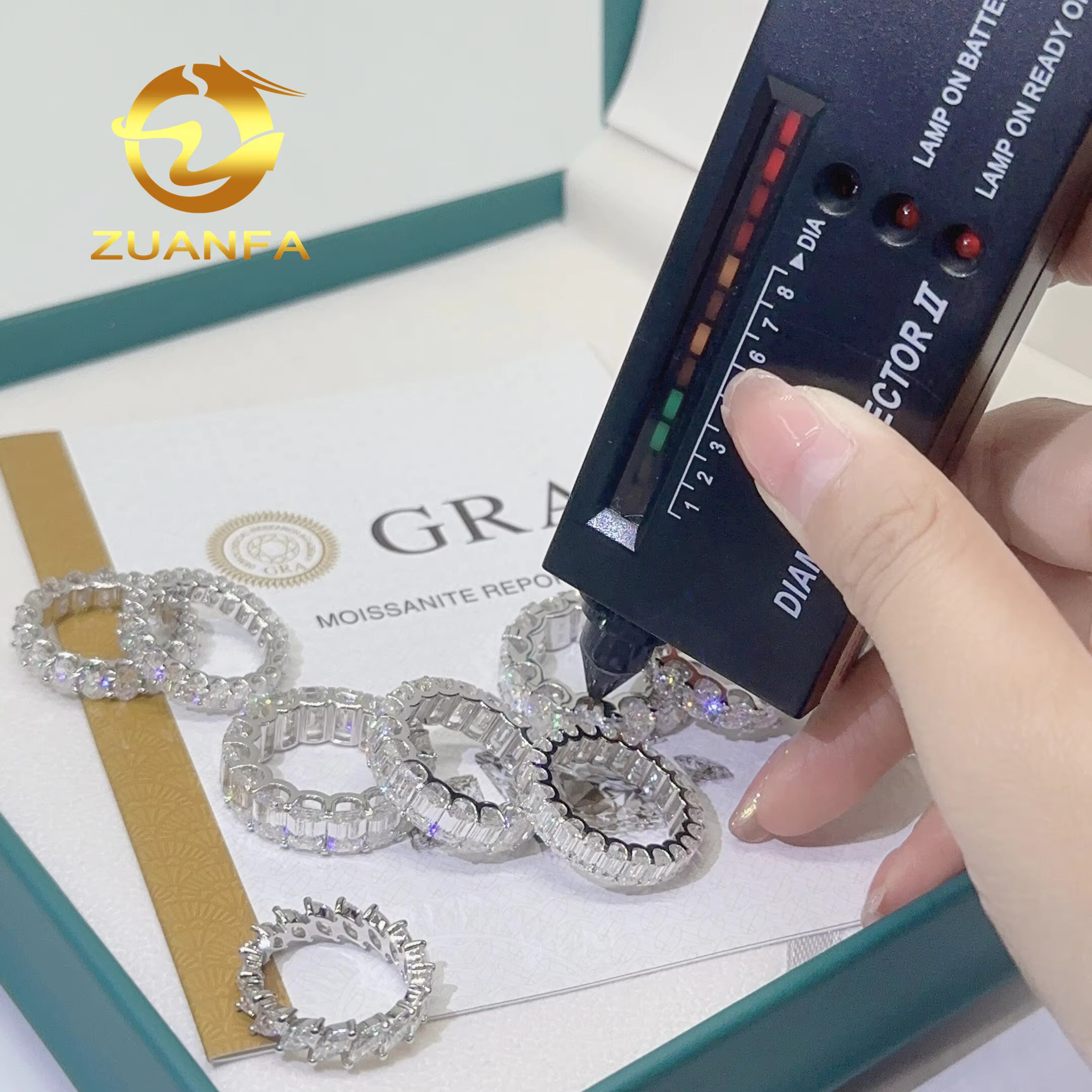 Women Fine Jewelry Round Oval Emerald Shape 925 Silver Gold Plated Moissanite Diamond Engagement Ring Luxury Wedding Ring
