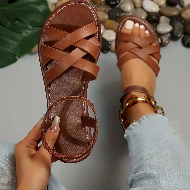 Women S Sandals Multi Functional Fashion Designer Free Shipping Roman Shoes Comfortable Flat Slippers Holiday Beach Sandals Women's