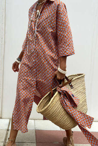 New striped shirt from Europe America, split dress, summer shirt, 2025 new style, chic and elegant clothing