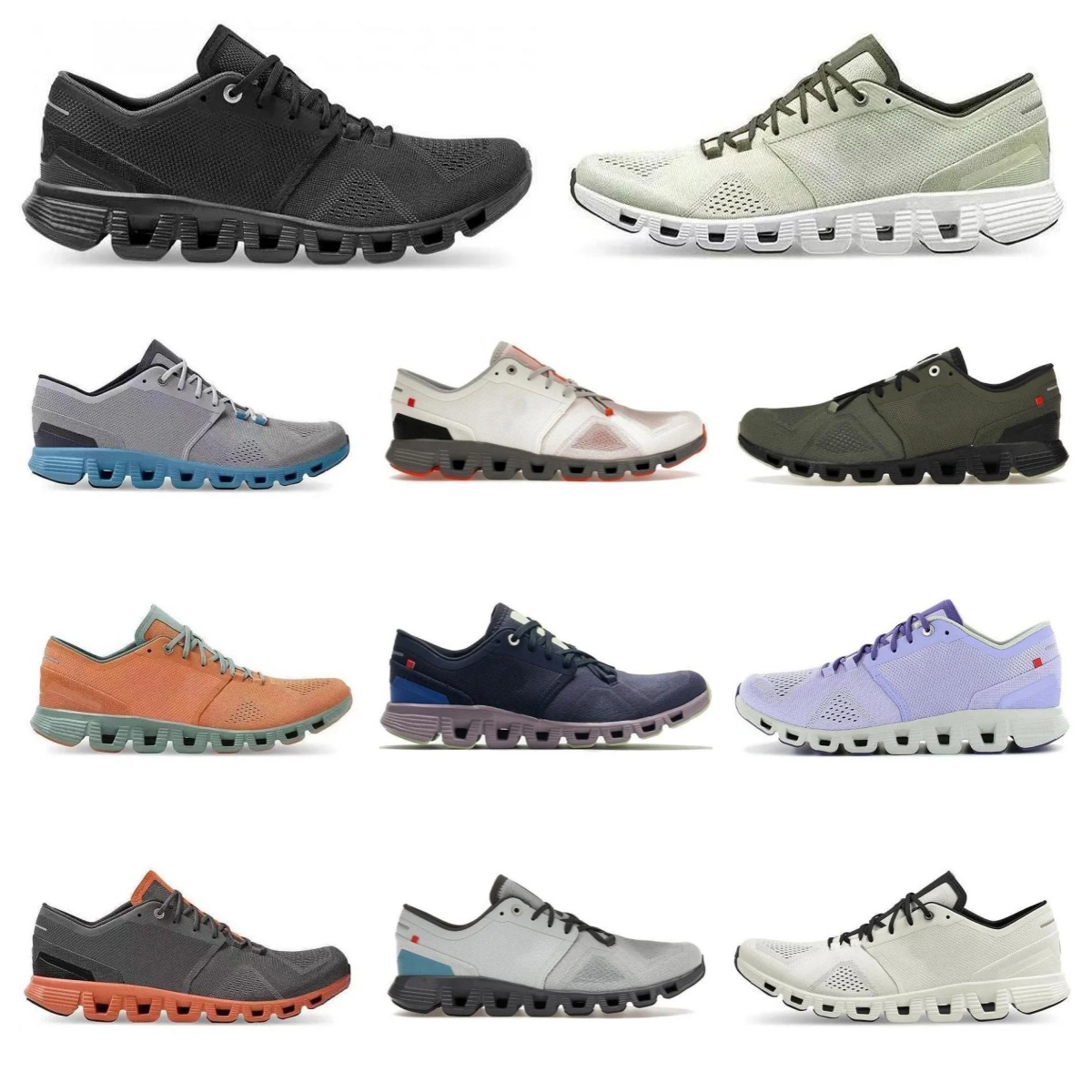 running shoes mens oncloudds triple black cloud white athletic mesh designer trainers womens hot pink purple red light blue moon outdoor woman sports sneakers