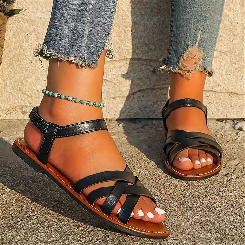 Women S Sandals Multi Functional Fashion Designer Free Shipping Roman Shoes Comfortable Flat Slippers Holiday Beach Sandals Women's