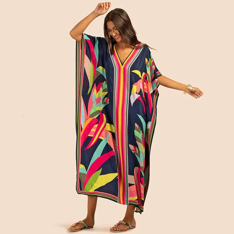 Beach Outfits for Women Coverups Swimsuit Bathing Suit Maxi Dress Summer Clothe Plus Size Swimwears 250305