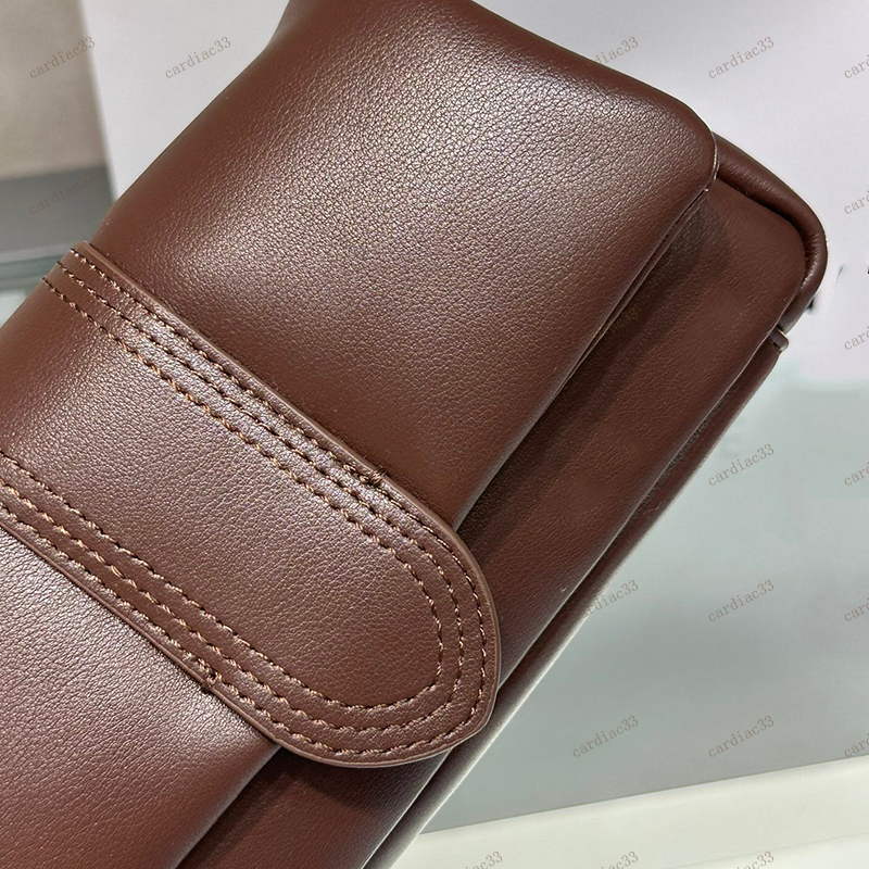 Soft Flap Designer Shoulder Tote Fashion Le Bambimou Lady Handbag Crossbody Travel Armpit Bag Leather Envelope Clutch Bags