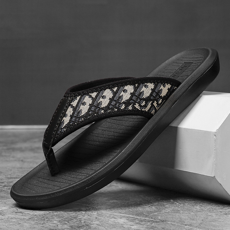 free shipping designer Sandals for man breathable and fashionable Flip ps casual black slippers