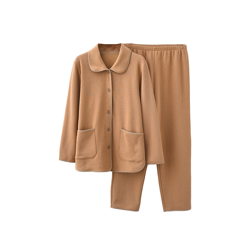B816-Cotton silk nightdress women spring autumn summer thin pajamas Korean style sweet girl home outer wear skirt