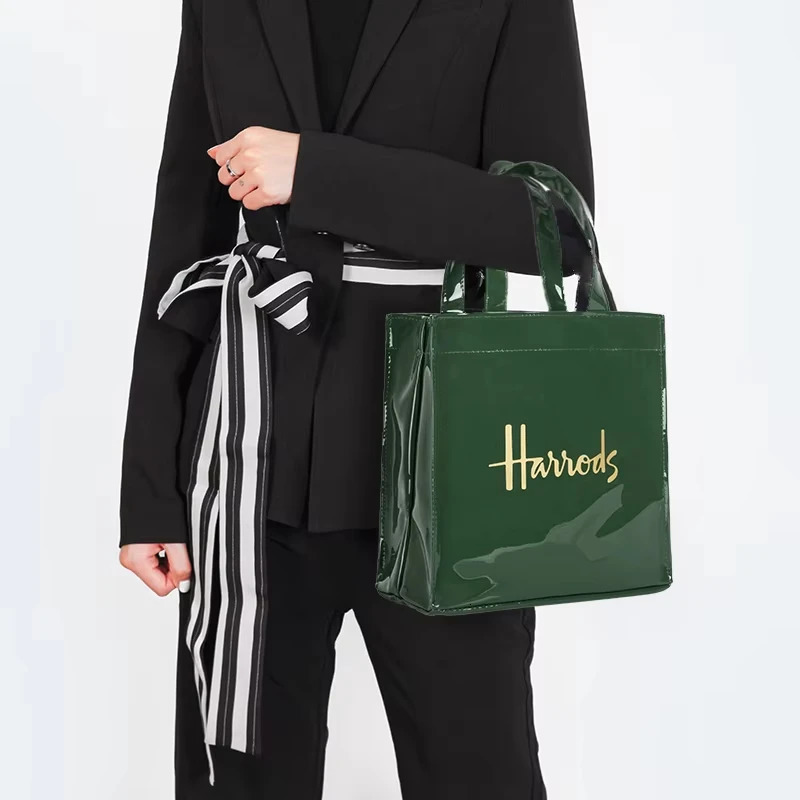 Small Size Shopping Bag Jelly PVC Handbag for Women Eco Friendly Flower Tote Fashion Student Bookbag Waterproof Travel Handbag 250303