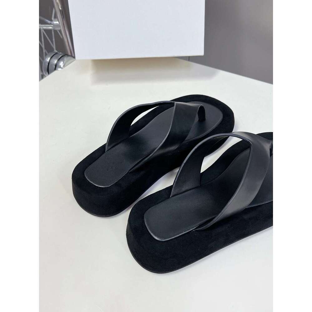 New Women Genuine Leather Slides Ladies Mules Vacation Casual Beach Shoes Flip ps Slippers Woman