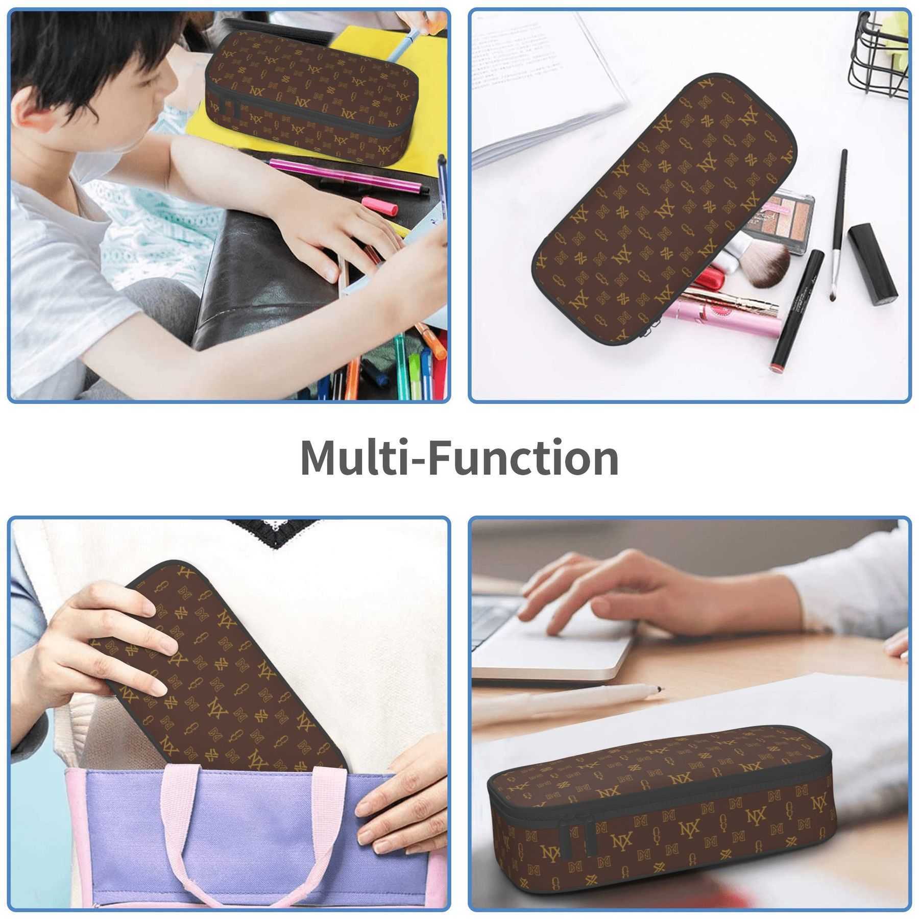NXY Cosmetics Cosmetic Bags Cases Designers Makeup Bag Travel Pouch Fashion Brown Toiletry Make Up Ladies Cluch Purses