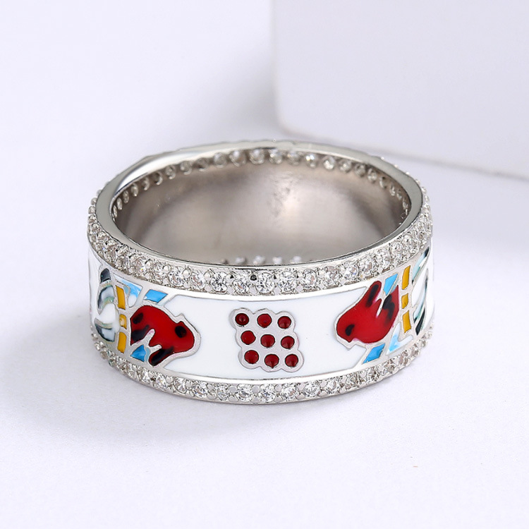 2025 Brand New Style Wedding Designer Rings Vintage Jewelry 925 Sterling Silver Fill Pave White 5A Cubic Zircon CZ Diamond Gemstones Party Women Birds