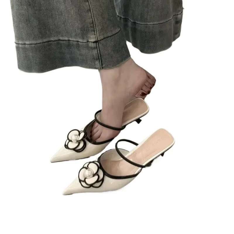 Summer 2025 Women Designer Sandals S Pointed High Free Shipping Heels Cool Drag Elegant Fashion New Shallow Sandals Women S Sandals