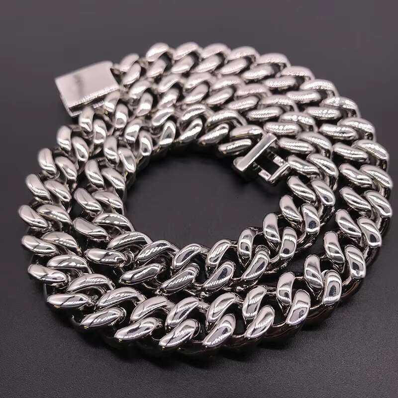 2020 Hip Hop Jewelry Iced Out Miami CZ Cuban k Gold Chain Necklace Design for Men