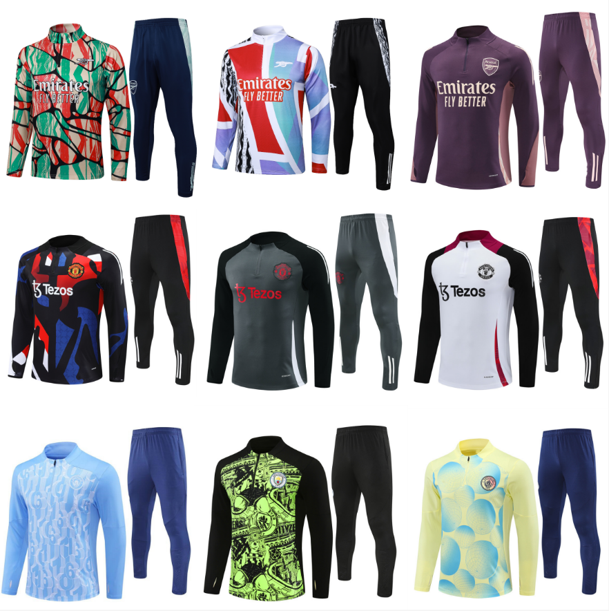 24 25 26 arsen tracksuit soccer jerseys PEPE SAKA adult boys Gunners United training suit ODEGAARD THOMAS TIERNEY SMITH ROWE Transport Men Kids