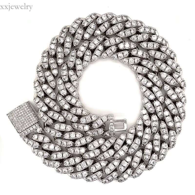 2020 Hip Hop Jewelry Iced Out Miami CZ Cuban k Gold Chain Necklace Design for Men