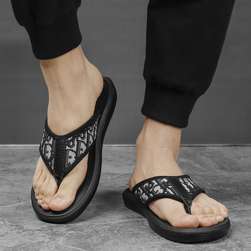free shipping designer Sandals for man breathable and fashionable Flip ps casual black slippers