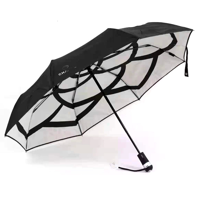 Sunshade Umbrella Camellia Three fold Fully Automatic Sun Protection and UV Protection Sun Umbrella Dual purpose Sunny Umbrella